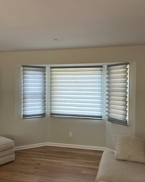 Hunter Douglas Vignettes: Modern Roman Shades in Pearl River, NY