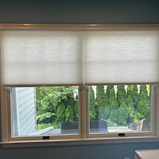 Improving-Windows-with-Hunter-Douglas-38-Inch-Semi-Opaque-Cordless-Cellular-Shades-in-Glen-Rock-NJ 0