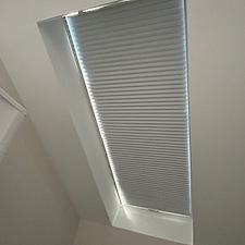 Superb-Hunter-Douglas-3-4-Inch-Room-Darkening-Cellular-SkyLight-Shades-in-Ramsey-NJ 0